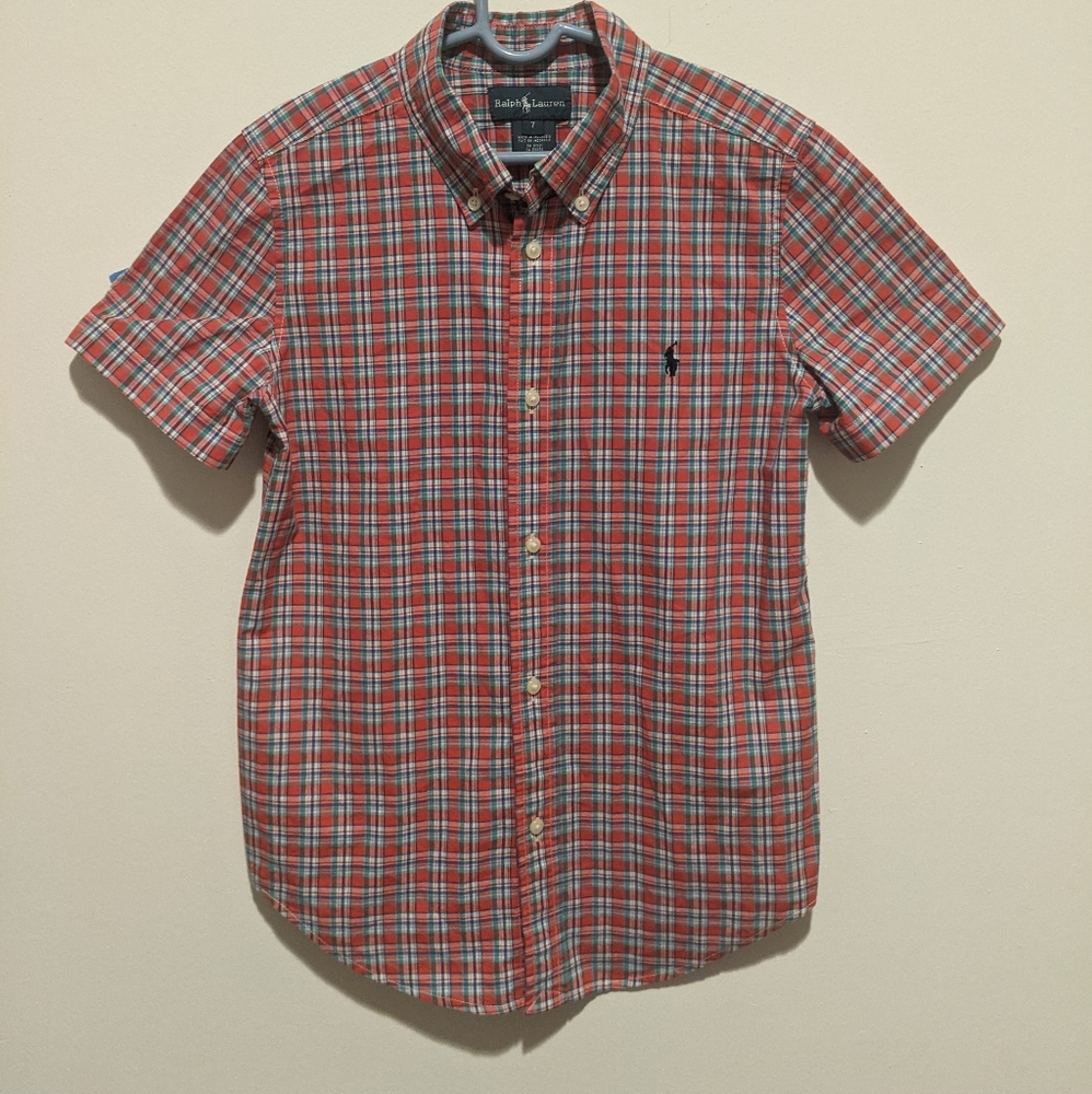 Plaid Button Down Shirt for Boys